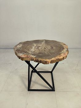 Столешница из окаменелого дерева ST-66183 (68х55х4)