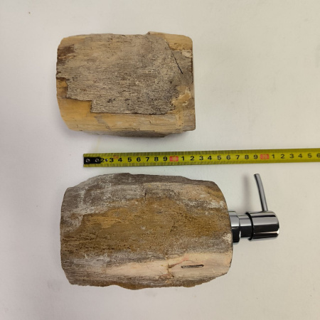 Набор из окаменелого дерева 3 предм Fossil Set NF-03080 поднос 29см*34см