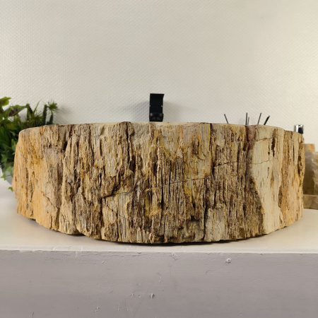 Каменная раковина из окаменелого дерева OD-04826 (61*56*15) 0177 из натурального камня