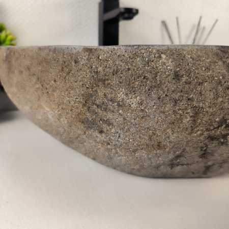 Каменная раковина из речного камня RS-04880 (50*46*15) 0862 из натурального камня