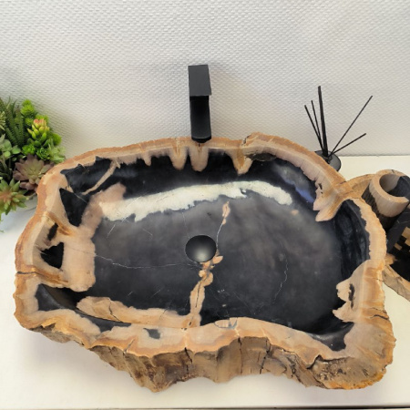 Раковина из окаменелого дерева Fossil Basin OD-02481 (67*54*16) 0091