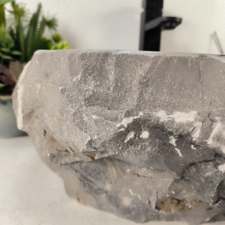 Каменная раковина из мрамора Erozy Grey EM-05089 (44*37*15) 0882 из натурального камня