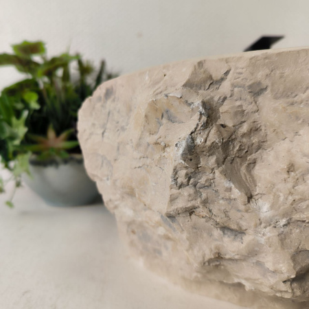 Каменная раковина из мрамора Erozy Cream EM-05090 (56*47*15) 0877 из натурального камня 