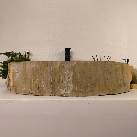 Каменная раковина из окаменелого дерева OD-04829 (73*52*16) 0178 из натурального камня