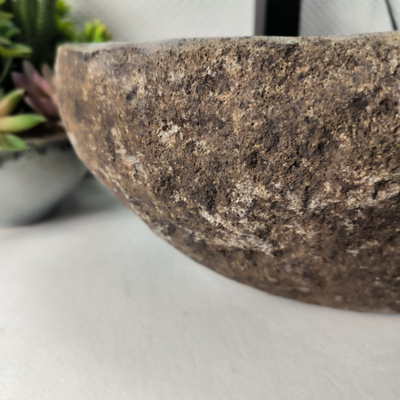 Каменная раковина из речного камня RS-04940 (46*35*15) 0861 из натурального камня