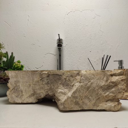 Раковина из окаменелого дерева Fossil Basin OD-01293 (47*48*15) 