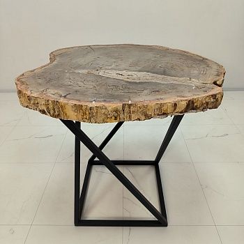 Столешница из окаменелого дерева ST-55012 (65*66*6)