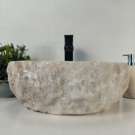 Каменная раковина из оникса Erozy White EO-04243 (42*33*16) 0212 из натурального камня