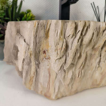 Каменная раковина из окаменелого дерева OD-04809 (43*28*15) 0175 из натурального камня