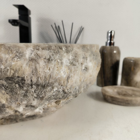 Каменная раковина из оникса Erozy Grey EO-04478 (54*44*15) 0157 из натурального камня