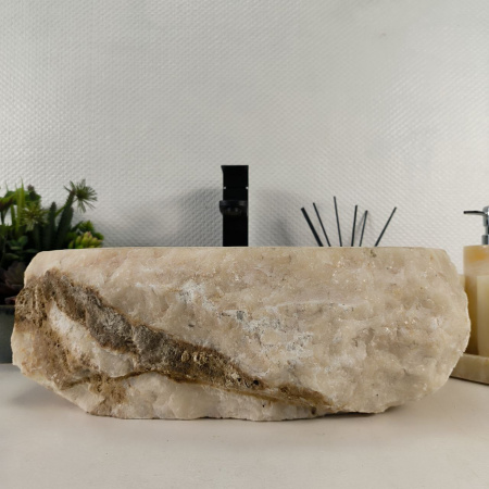 Каменная раковина из оникса Erozy Yellow EO-04589 (46*37*16) 0159 из натурального камня