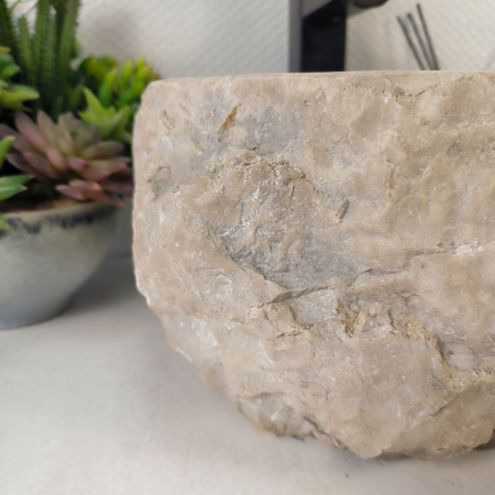 Каменная раковина из мрамора Erozy Cream EM-05330 (31*30*15) 0867 из натурального камня 