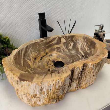 Раковина из окаменелого дерева Fossil Basin OD-02351 (57*40*16) 0089