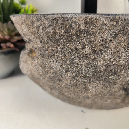 Каменная раковина из речного камня RS-04986 (38*33*15) 0855 из натурального камня