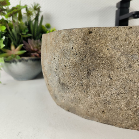 Каменная раковина из речного камня RS-05028 (61*45*15) 0863 из натурального камня