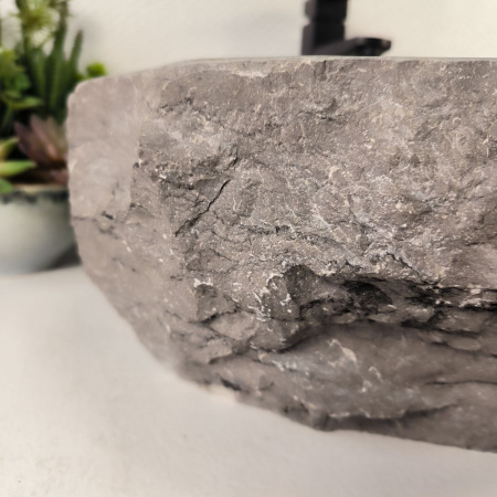 Каменная раковина из андезита Erozy Grey EM-05042 (54*45*16) 0887 из натурального камня