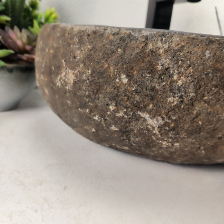 Каменная раковина из речного камня RS-05110 (46*37*15) 0861 из натурального камня 