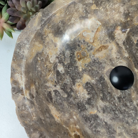 Каменная раковина из оникса Erozy Grey EO-04400 (51*42*15) 0156 из натурального камня