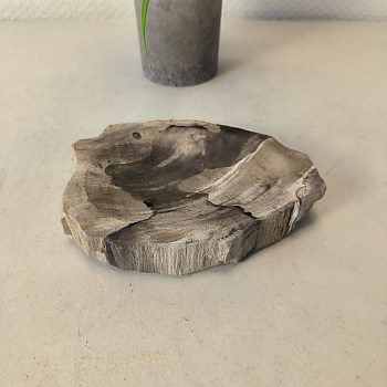 Мыльница из окаменелого дерева MO-53286