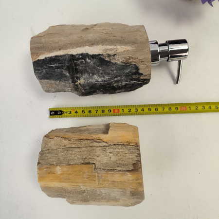 Набор из окаменелого дерева 3 предм Fossil Set NF-02867 поднос 23см*36см