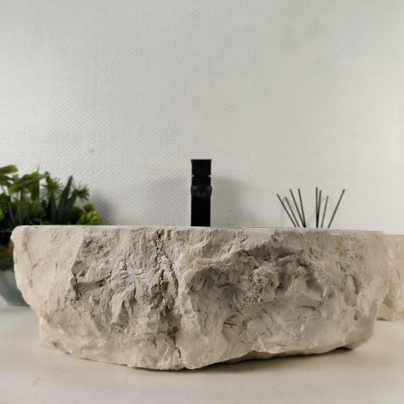 Каменная раковина из мрамора Erozy Cream EM-05087 (50*47*15) 0874 из натурального камня 