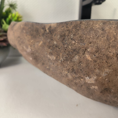 Каменная раковина из речного камня RS-05173 (50*39*15) 0862 из натурального камня