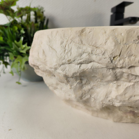 Каменная раковина из мрамора Erozy Cream EM-04947 (64*43*16) 0880 из натурального камня 