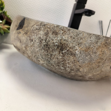 Раковина из речного камня RS03568 (49*31*16) 0122