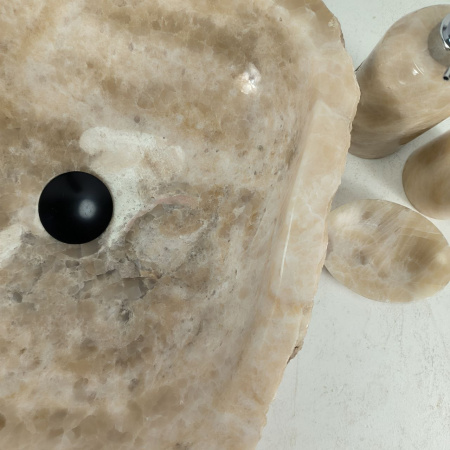 Каменная раковина из оникса Erozy BL EO-04491 (46*42*14) 0168 из натурального камня