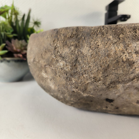 Каменная раковина из речного камня RS-05238 (57*46*15) 0862 из натурального камня