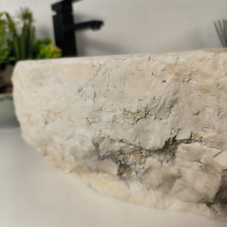 Каменная раковина из мрамора Erozy Cream EM-04948 (62*61*15) 0878 из натурального камня 