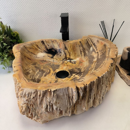 Раковина из окаменелого дерева Fossil Basin OD-02465 (58*53*16) 0092