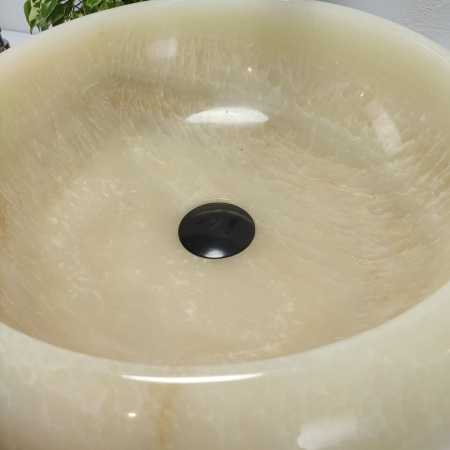 Раковина из оникса Donut Yellow Medium DO-00952 (45*45*15)