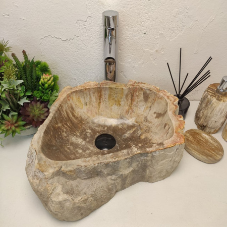 Раковина из окаменелого дерева Fossil Basin OD-01246 (43*40*15) 