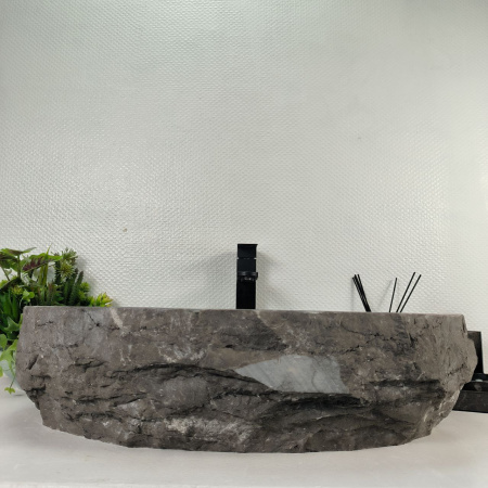 Каменная раковина из мрамора Erozy Grey EM-05031 (64*50*15) 0890 из натурального камня