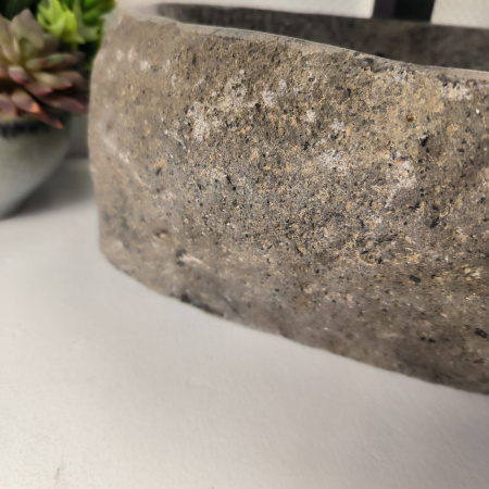 Каменная раковина из речного камня RS-04915 (56*44*15) 0862 из натурального камня