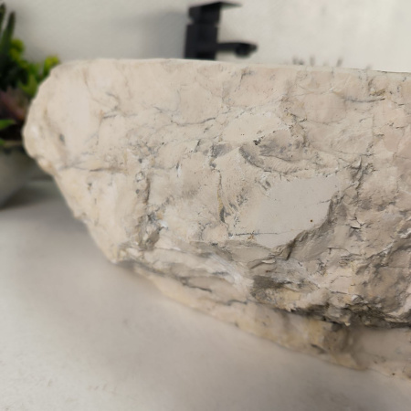 Каменная раковина из мрамора Erozy Cream EM-05025 (62*62*16) 0878 из натурального камня 
